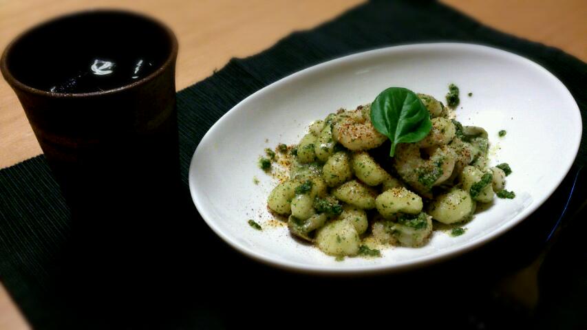 庭で育てたバジルで作ったニョッキジェノベーゼ Cookingパパ五郎 Snapdish スナップディッシュ Id Htbbka