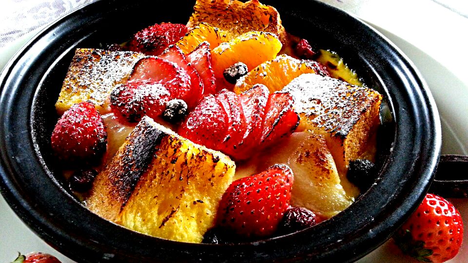 果物をグラタンに？熱々トロトロ♡『フルーツグラタン』がおやつや朝食におススメなんです♪