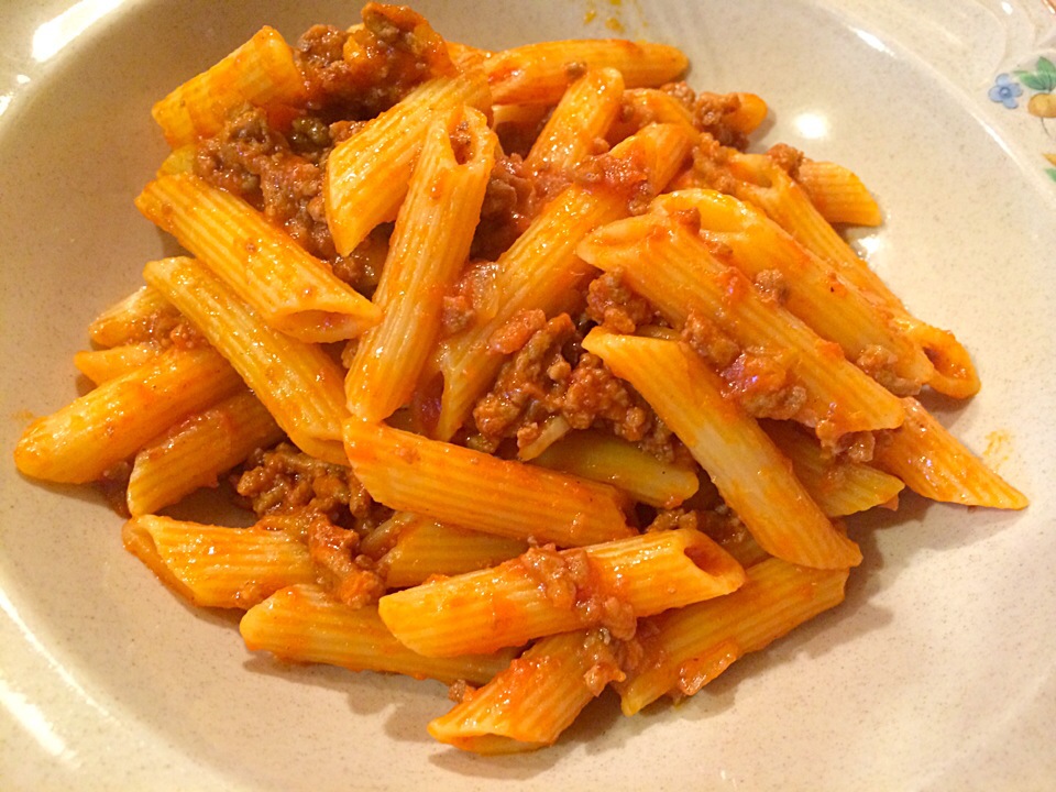 Penne Pasta With Meat Sauce Recipe