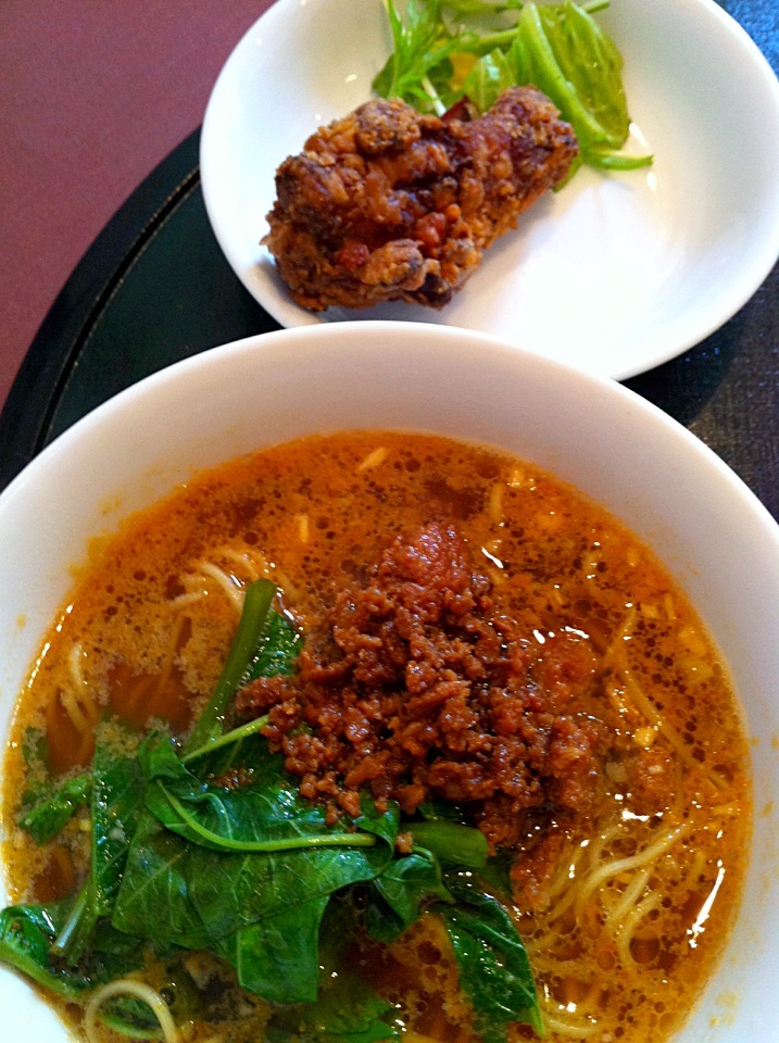 担々麺 手羽先香味揚げ 蹊ランチ中国料理 成蹊 さいたま新都心 Kazuya Miyuki Snapdish スナップディッシュ Id 5cqp9a