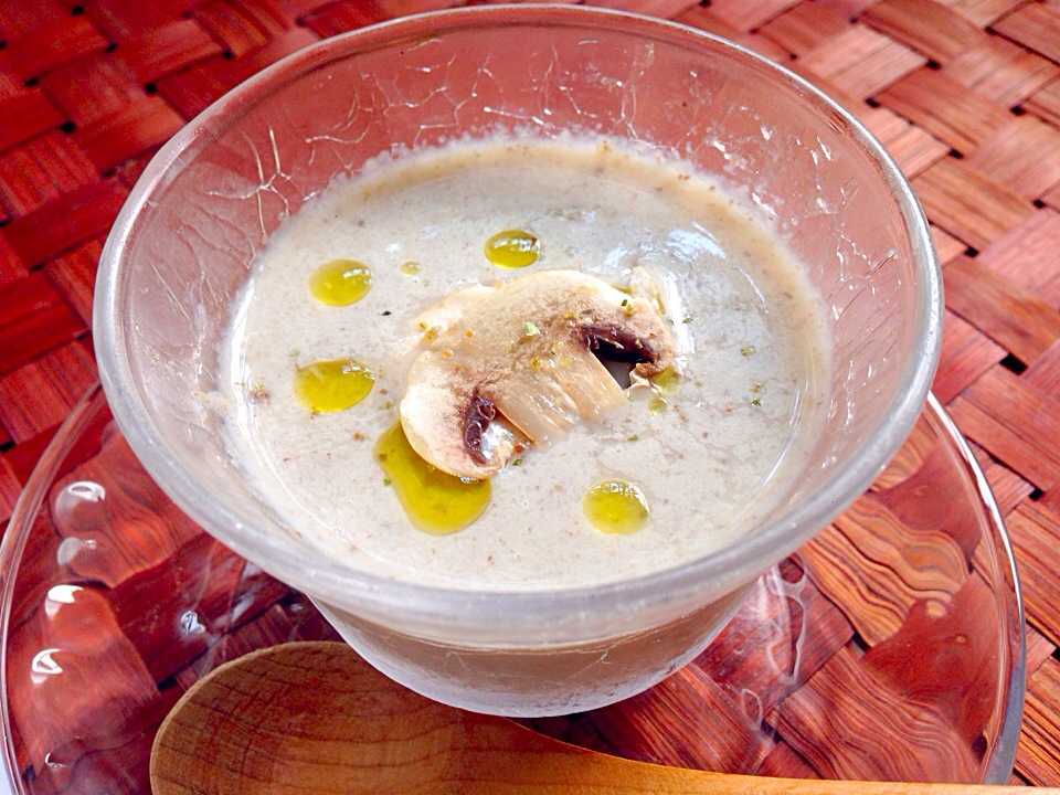 Cold Cream mushroom soup冷製/🌈Ami🍻 | SnapDish[スナップディッシュ] (ID:G5jTPa)