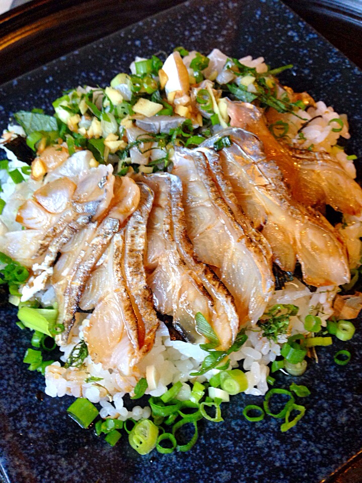 太刀魚なめろうと炙り刺し丼 ちーち Snapdish スナップディッシュ Id U0mhpa