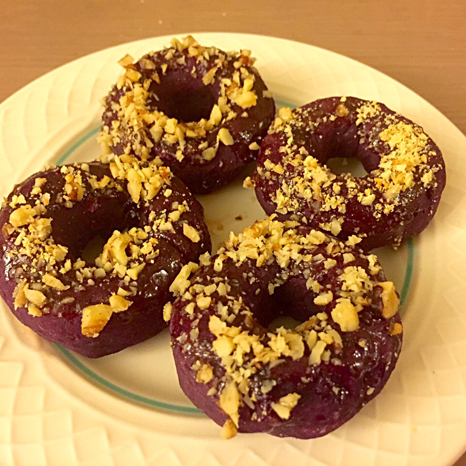 Purple Yam DoughnutsKuih Keria/Anne  SnapDish[スナップディッシュ 