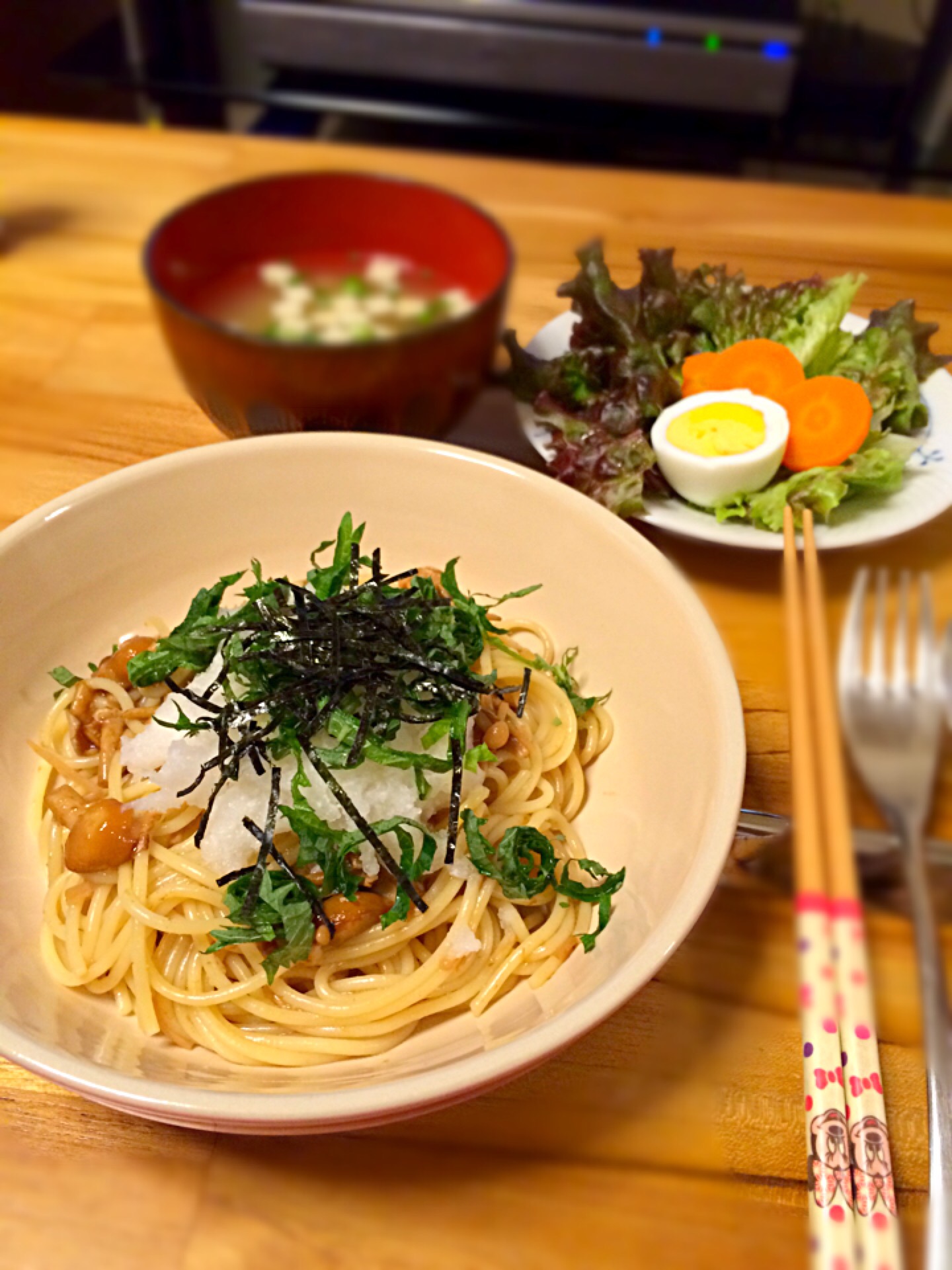 なめことなめたけと大根おろしのパスタ うーろん Snapdish スナップディッシュ Id V1tlla