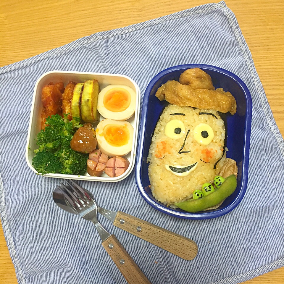 キャラ弁 トイストーリーのウッディとお豆 兄妹 Megumi3005 Snapdish スナップディッシュ Id Sqwdla