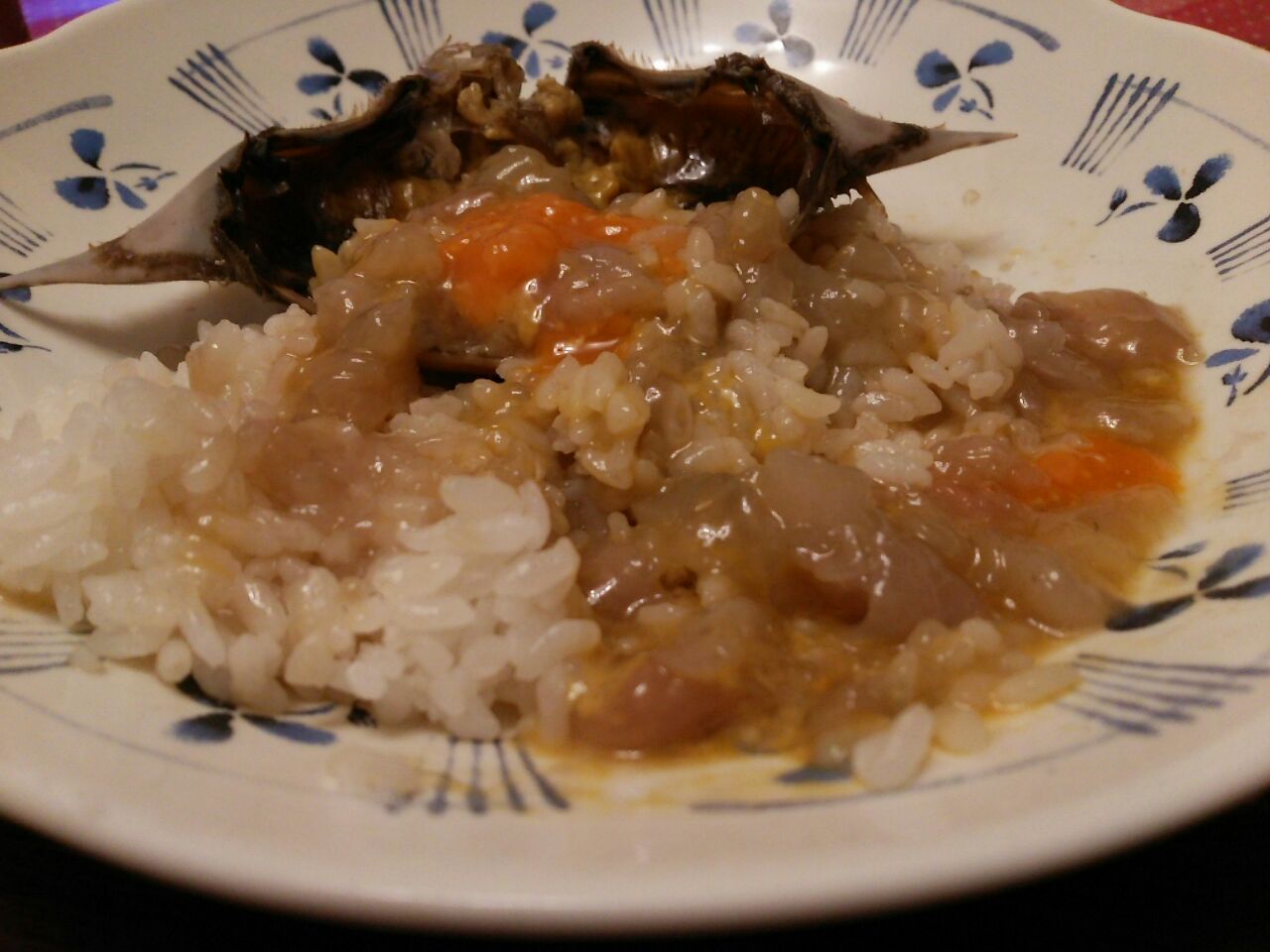 カンジャンケジャン本当は甲羅の中でご飯を混ぜて食べるのが一般的です味が濃いのでこの方が美味い Kamekame Snapdish スナップディッシュ Id Graooa