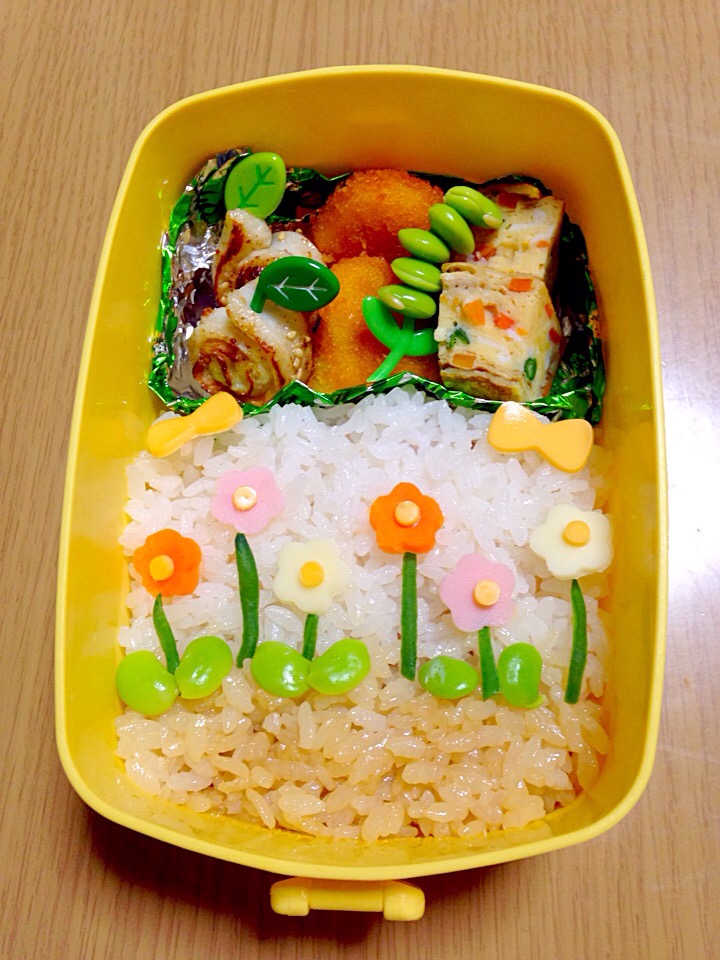 お花畑弁当 エミ Snapdish スナップディッシュ Id M0rvma