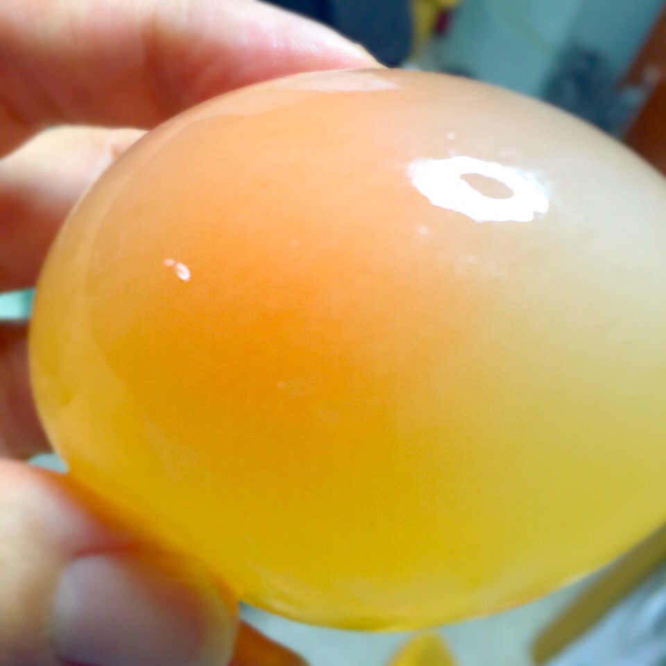 ひとみんさんの料理 卵実験体に良いらしい卵酢作ってみたぁできたスケルトンたまごぉっドレッシングにして美味しくいただきました きいこ Snapdish スナップディッシュ Id Fji8ga