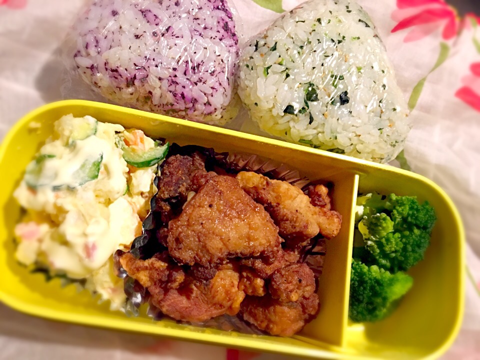 お弁当 唐揚げ ポテトサラダ ブロッコリー Saki Snapdish スナップディッシュ Id I0yuqa