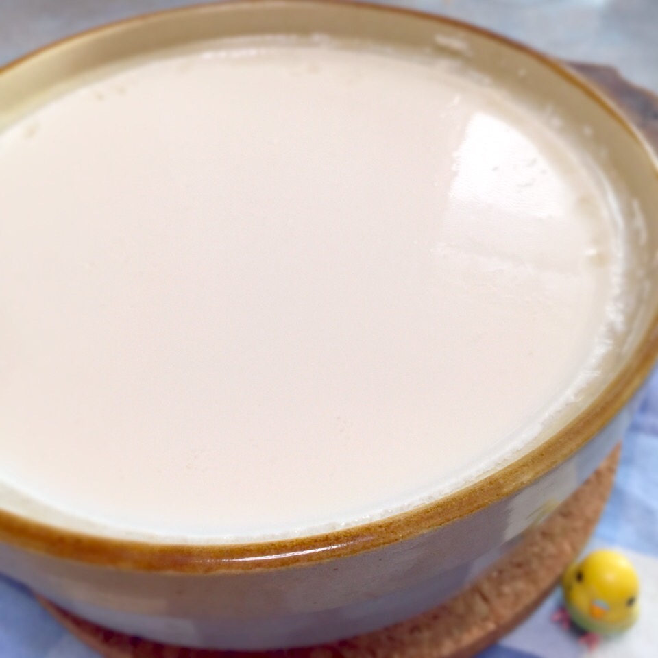 簡単すぎる〜♬ 土鍋で豆乳ヨーグルト出来た〜❤️