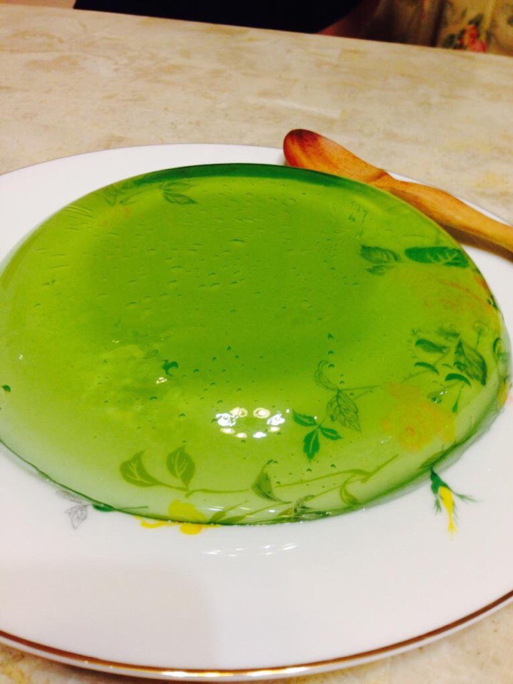 青リンゴゼリー 好きすぎて大きく作りすぎました お風呂上がりにいつも食べてます高校生料理手作り りは Snapdish スナップディッシュ Id Gttxwa