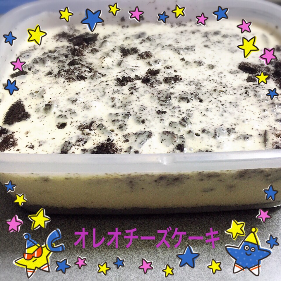 タッパーでオレオチーズケーキ Chilipe Snapdish スナップディッシュ Id Uk9vma