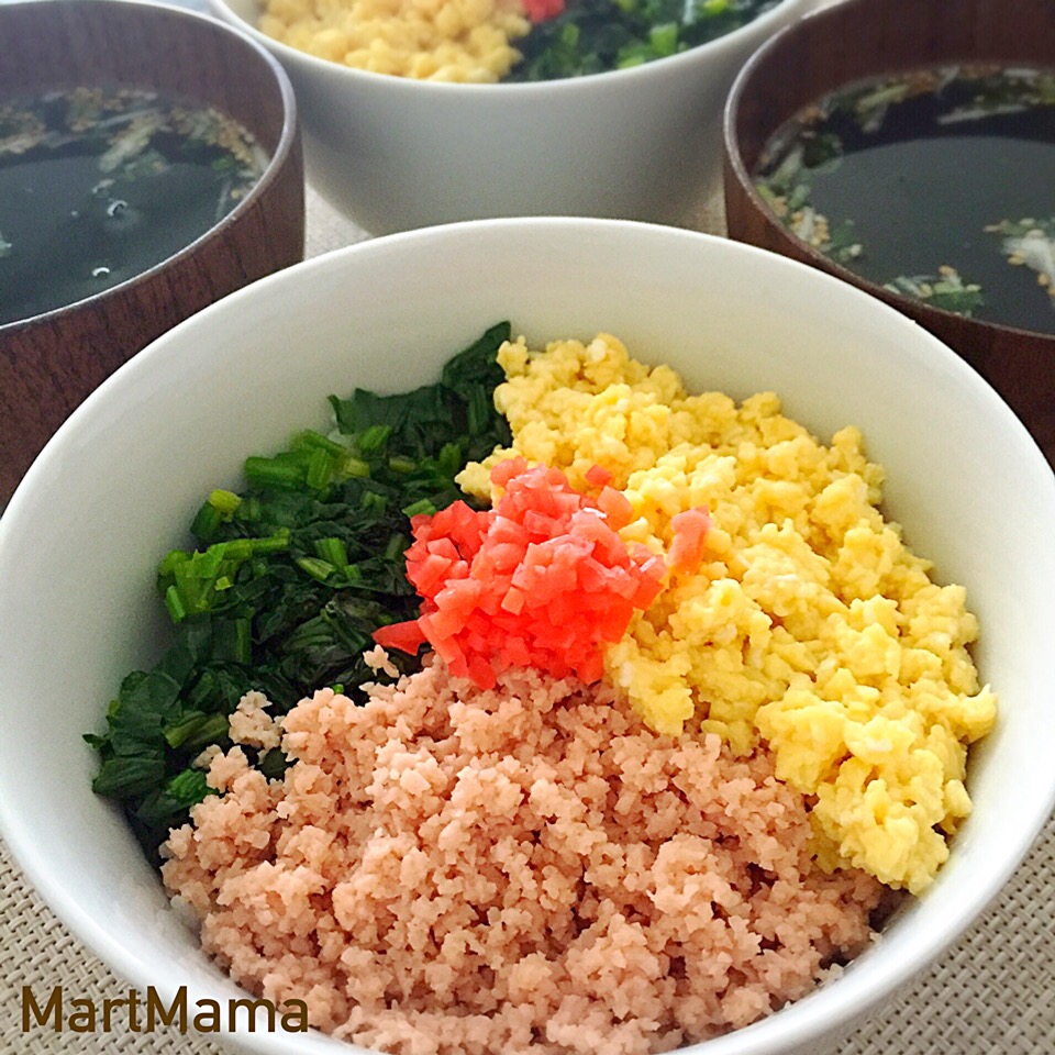 魚肉ソーセージで三色そぼろ丼 恭子 Snapdish スナップディッシュ Id Jwxj8a