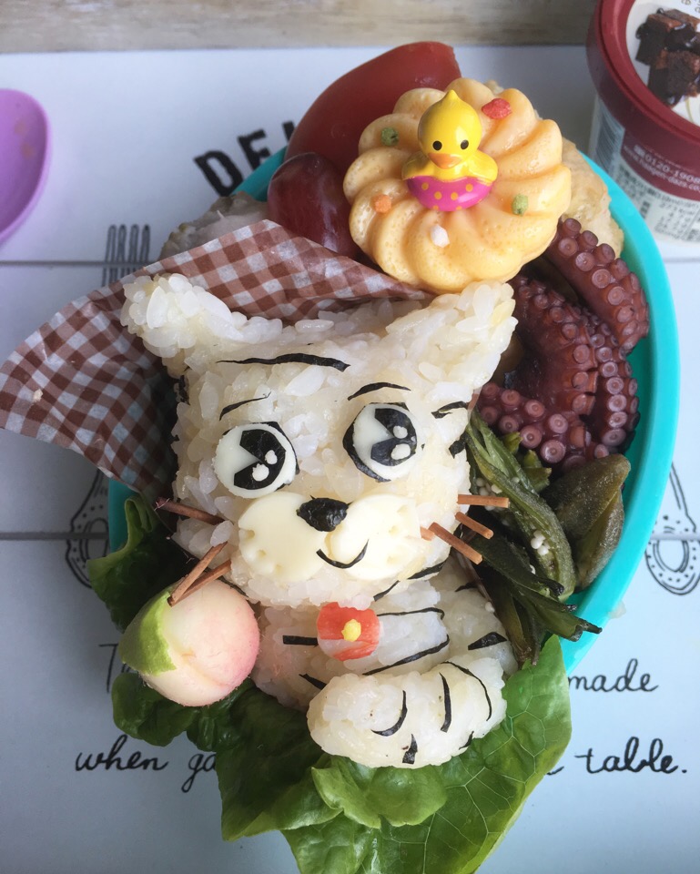 帆立貝で猫が好きキャラ弁 大島愛子 Snapdish スナップディッシュ Id V0wuaa