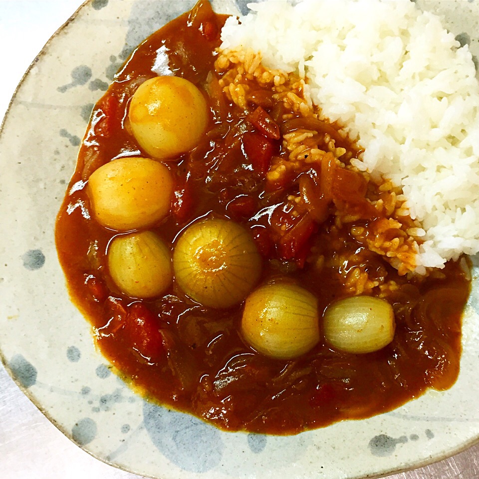 辛すぎたカレー 小玉ねぎそのまま盛り Yukako Nishimura Snapdish スナップディッシュ Id Hl94xa