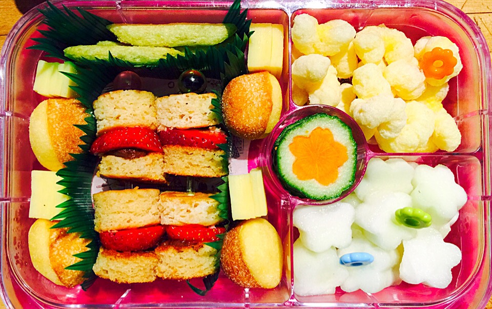 Flowers and Shapes Bento Lunch