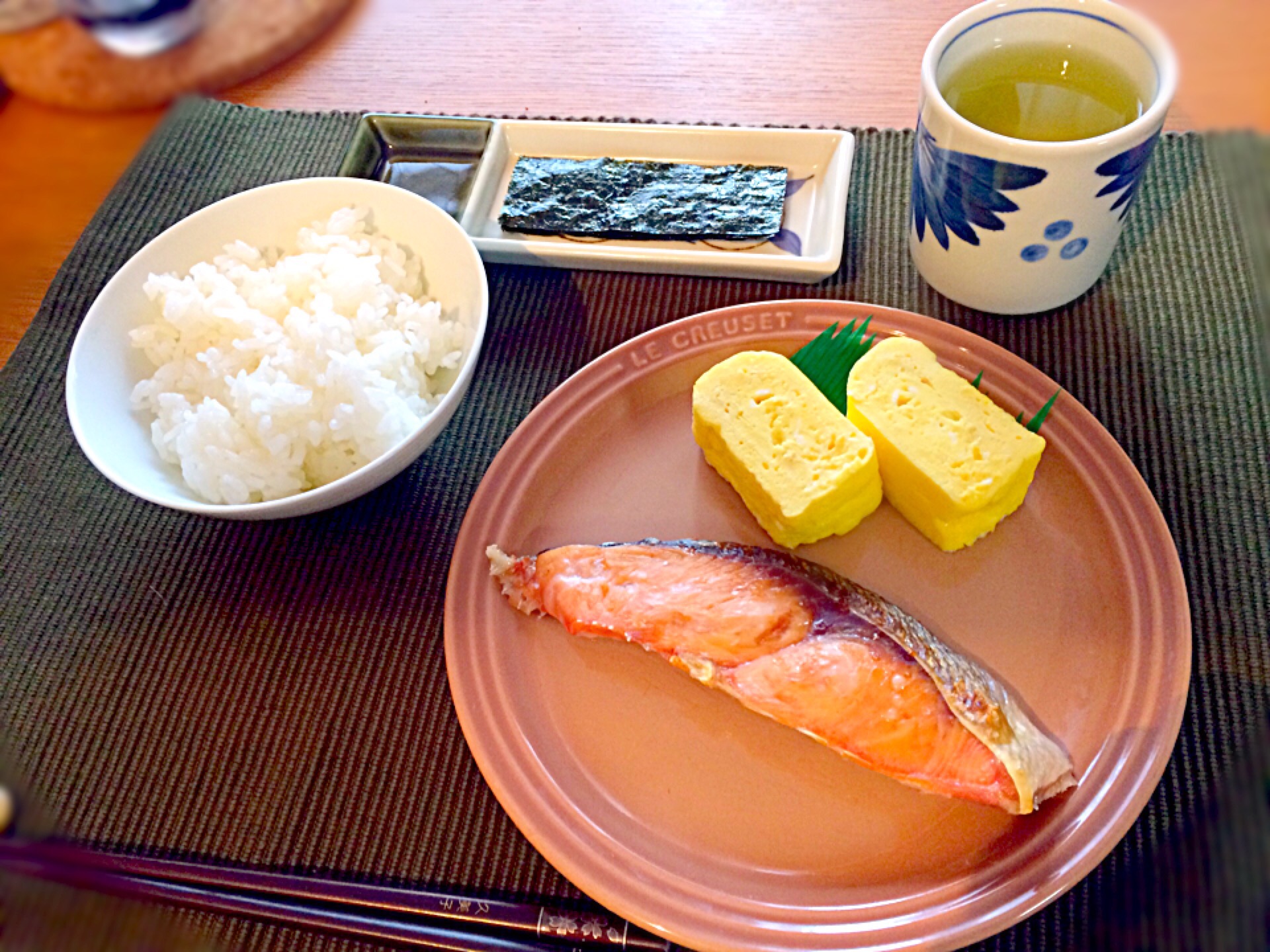 10月5日の朝食鮭の塩焼き だし巻き卵 Mikomiko Snapdish スナップディッシュ Id Pklyha