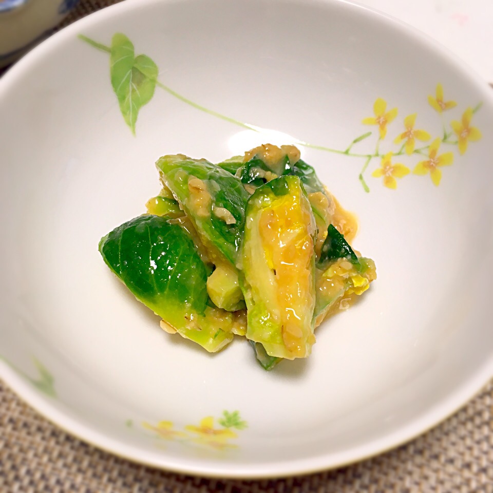 芽キャベツのからし酢味噌 Meguxw Snapdish スナップディッシュ Id 5wv9ea