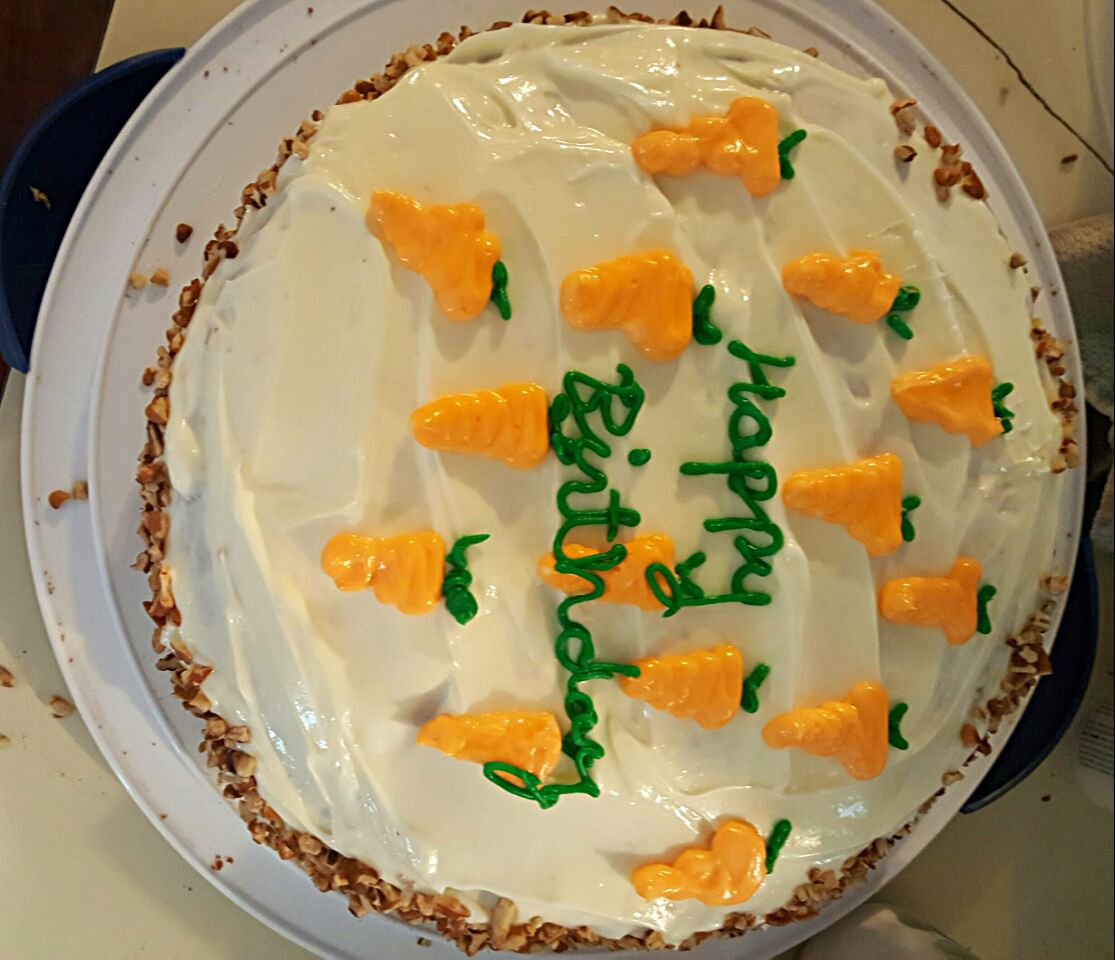 Carrot Cake for a birthday