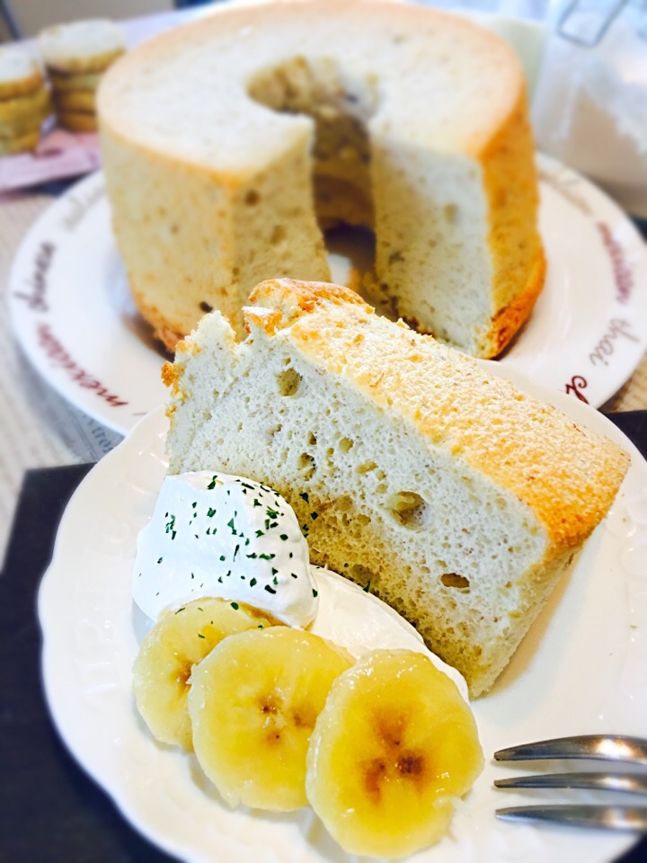 ケーキ バナナ シフォン