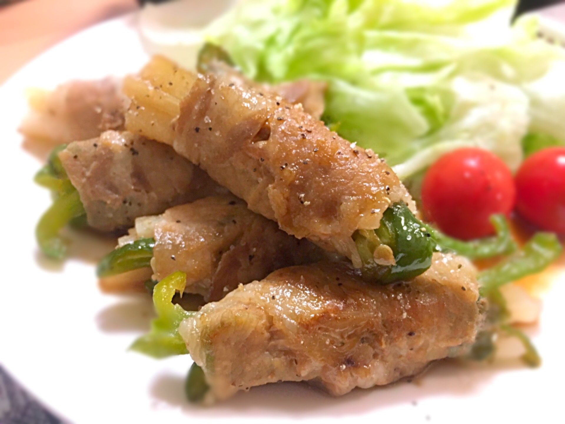 見た目とは裏腹に サッパリシャキシャキ 歯ごたえが面白い 肉巻き野菜さっぱり Tsunome Snapdish スナップディッシュ Id Htchga