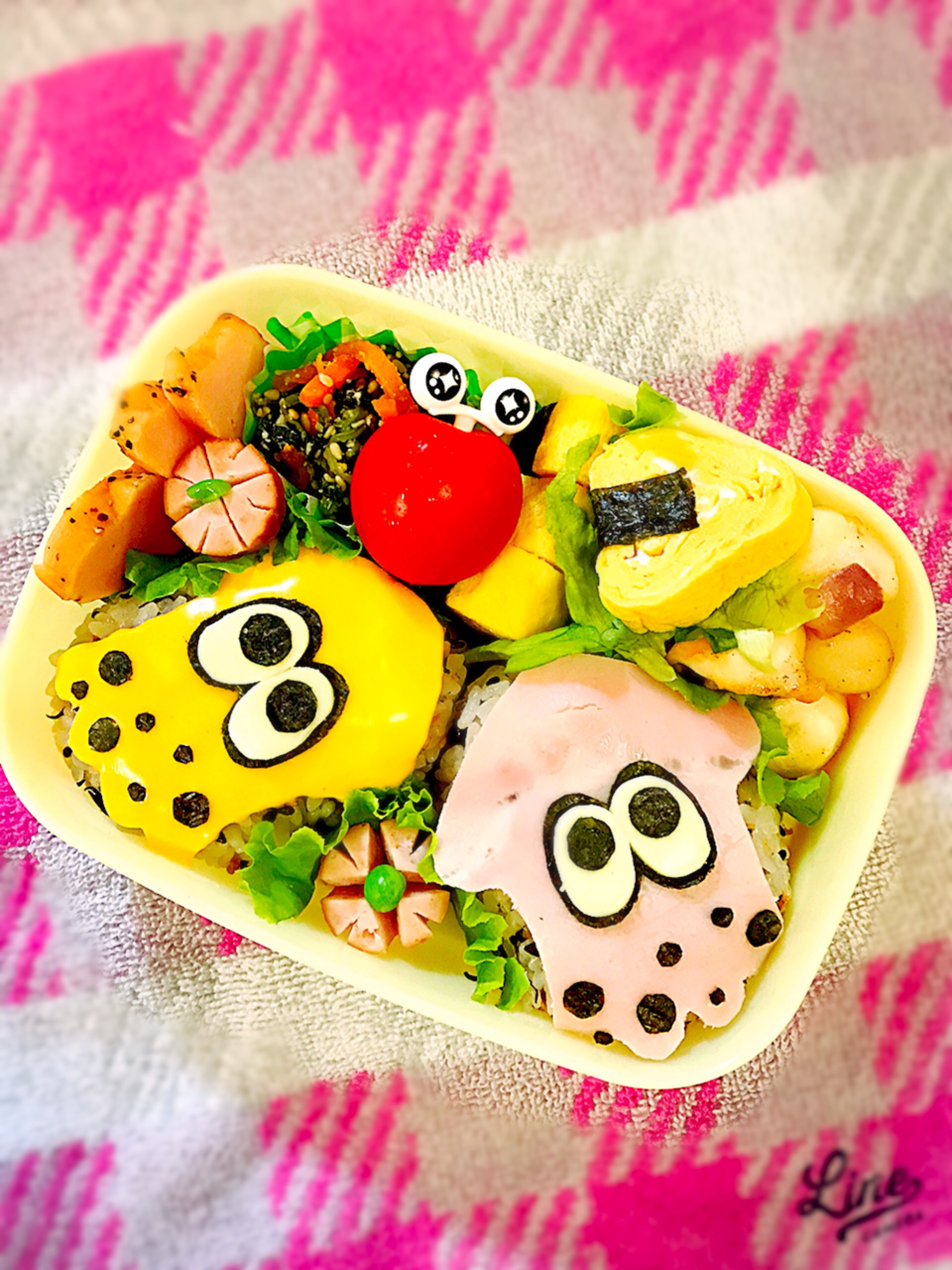 スプラトゥーン 学童弁当 夏休み弁当夏休み学童学童弁当スプラトゥーン キャラ弁 華恋 Snapdish スナップディッシュ Id Yktgha