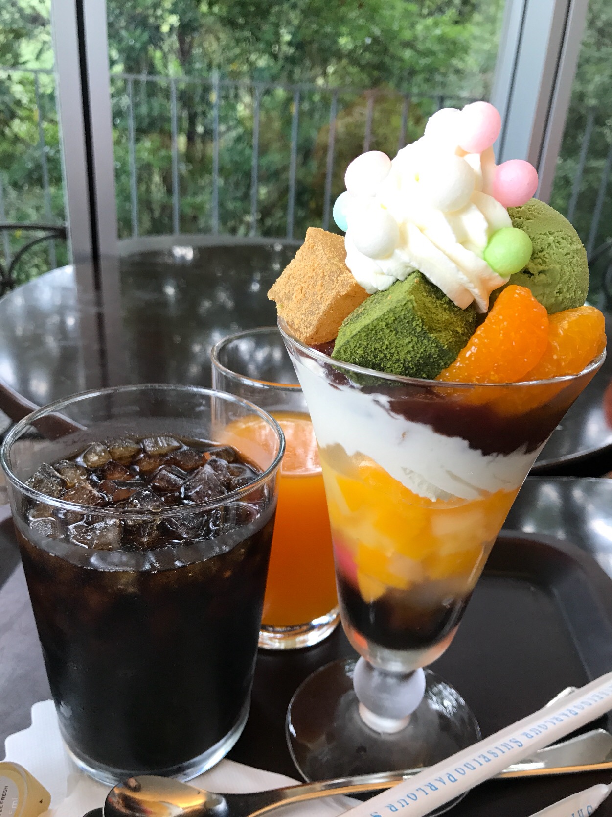 神椿パフェ 早生みかんジュース アイスコーヒー Buhizou Snapdish スナップディッシュ Id Qfmcca