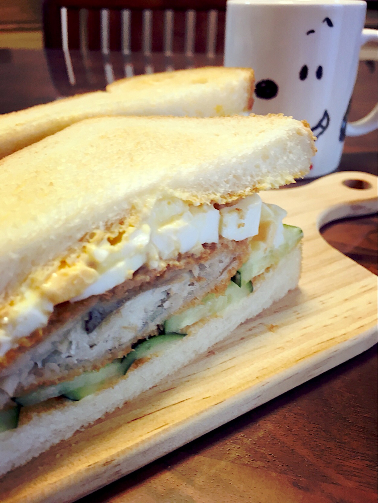白身魚フライのサンドイッチ朝ごはん Omitsu Snapdish スナップディッシュ Id Josoya