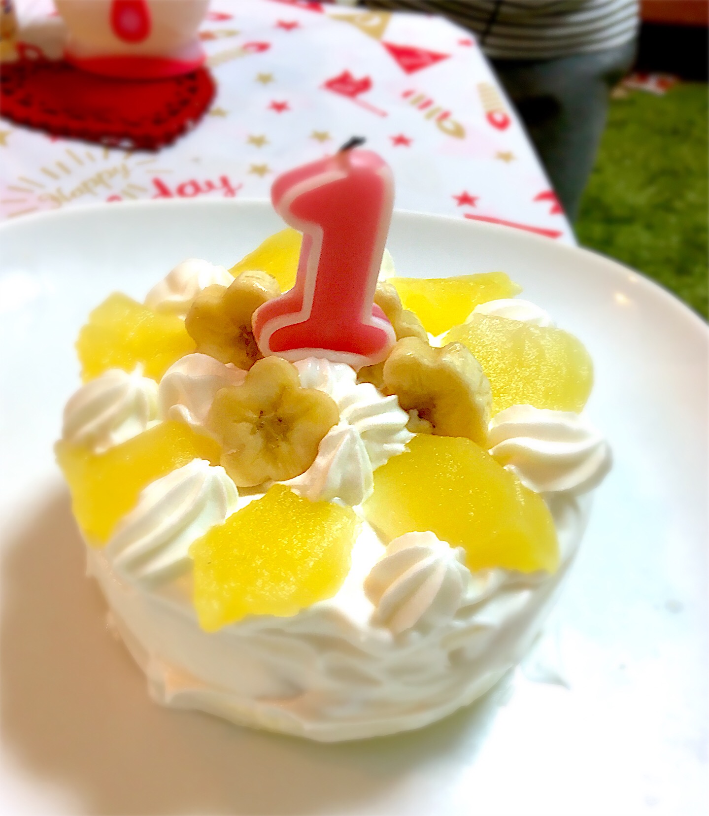 17 10 28 息子のお誕生日1歳赤ちゃんでも食べれるケーキ Kaori Snapdish スナップディッシュ Id D5vsja