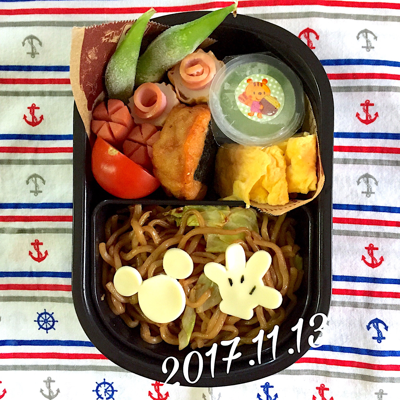 焼きそば弁当 幼稚園 年中 お弁当 やきそば カイサナママ Snapdish スナップディッシュ Id krwa