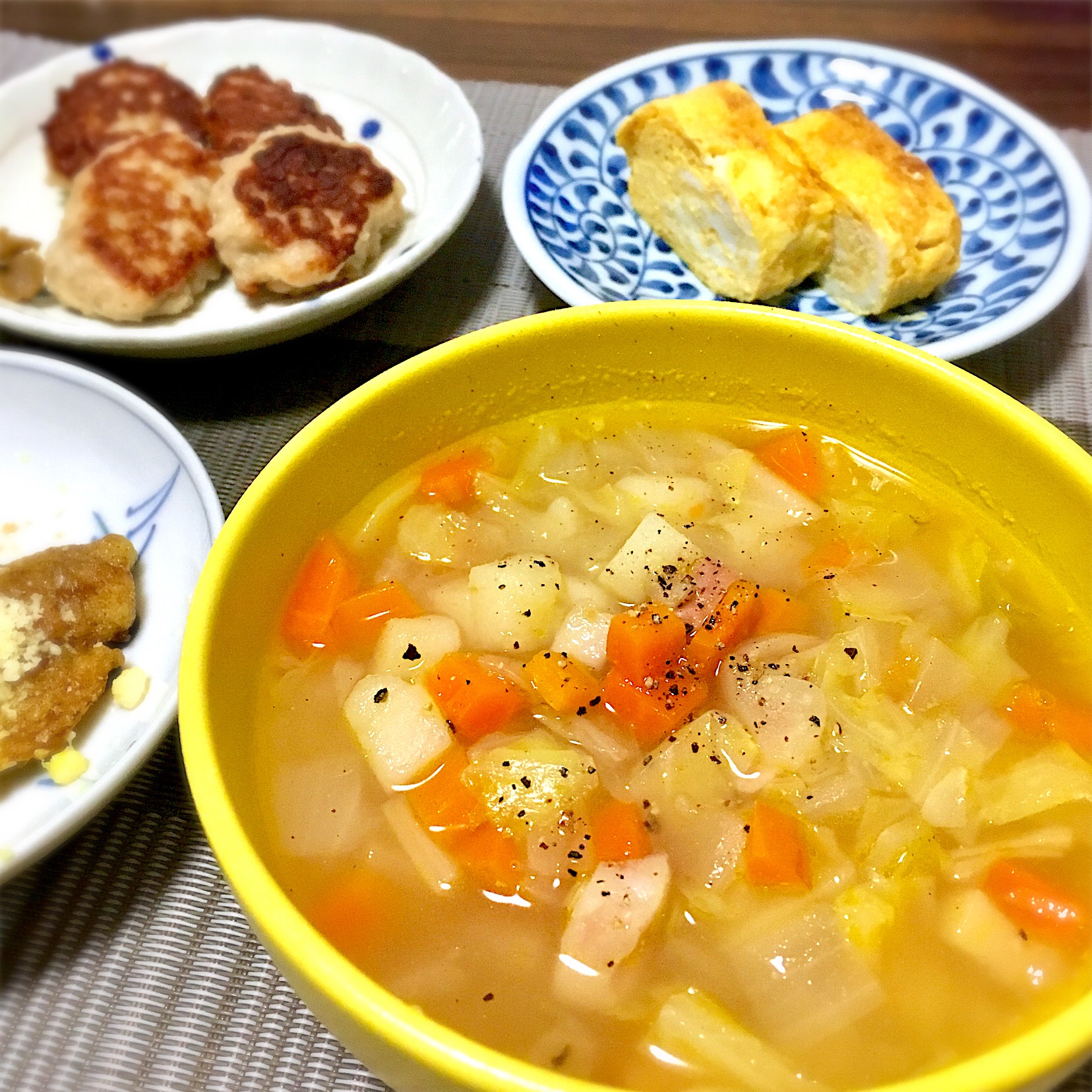 志麻さんレシピ 農家の野菜スープ ガッテンの卵焼き たま Snapdish スナップディッシュ Id Hrbesa