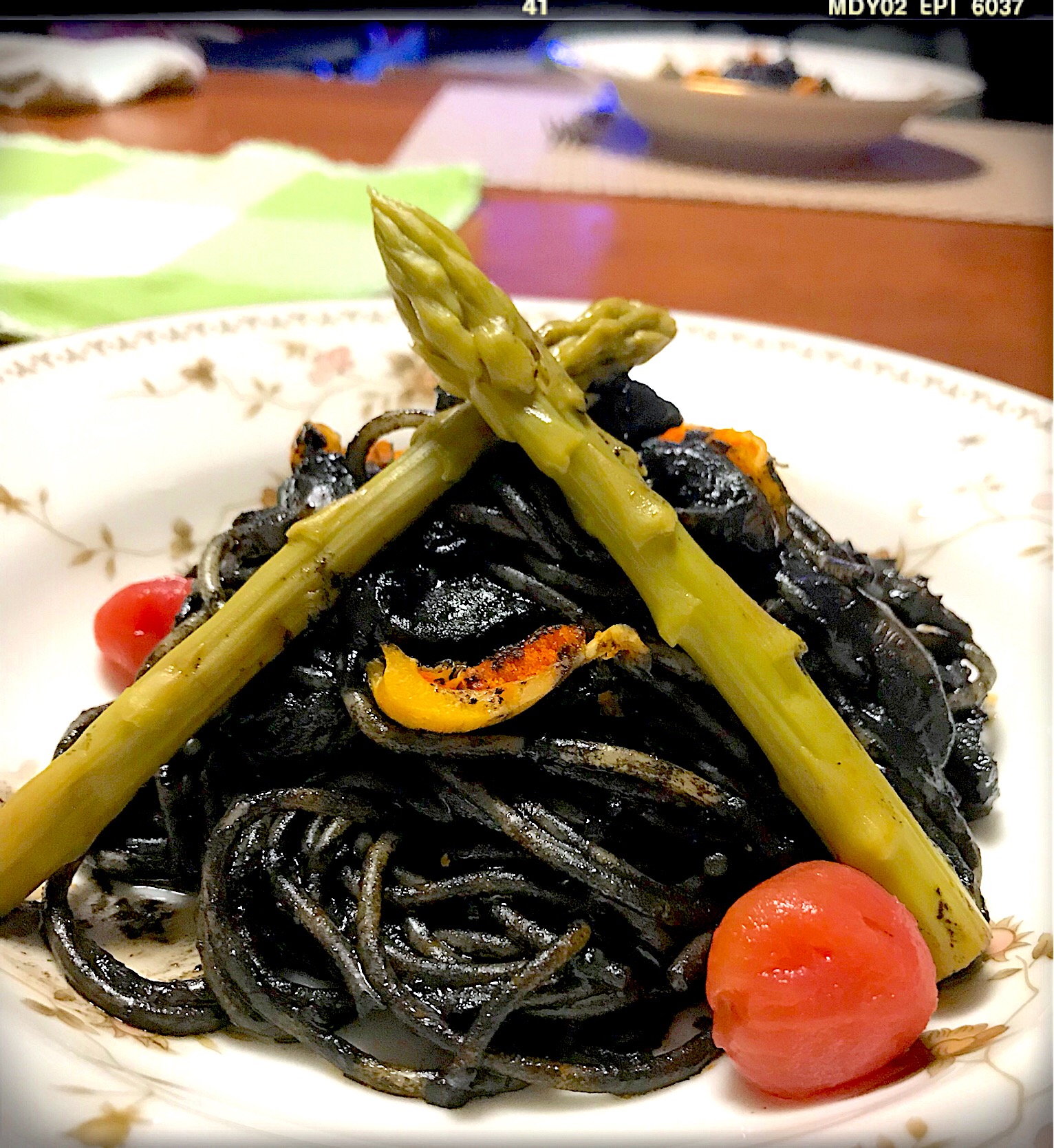 ももさんの料理 ホヤとイカスミのパスタ パスタ イカスミパスタ ホヤとイカスミのパスタ 糸島ピクルス クリスマスバージョン Snapdish 蒸しほや 簡単パスタ もも Snapdish スナップディッシュ Id S0fhza