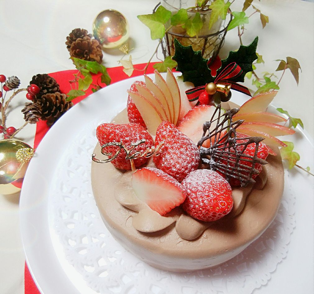 苺の濃厚生チョコクリスマスケーキ Sakurako Snapdish スナップディッシュ Id Yompra