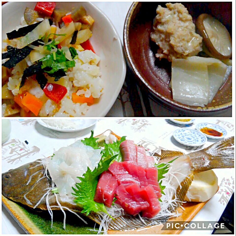 1月 日 ちらし寿司 鶏つくね鍋 お刺身 いもこ Snapdish スナップディッシュ Id Hb0rqa