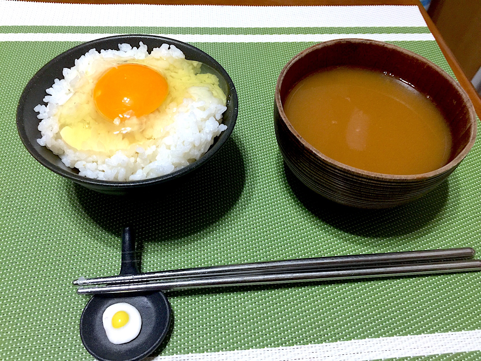 卵かけご飯(o^^o)