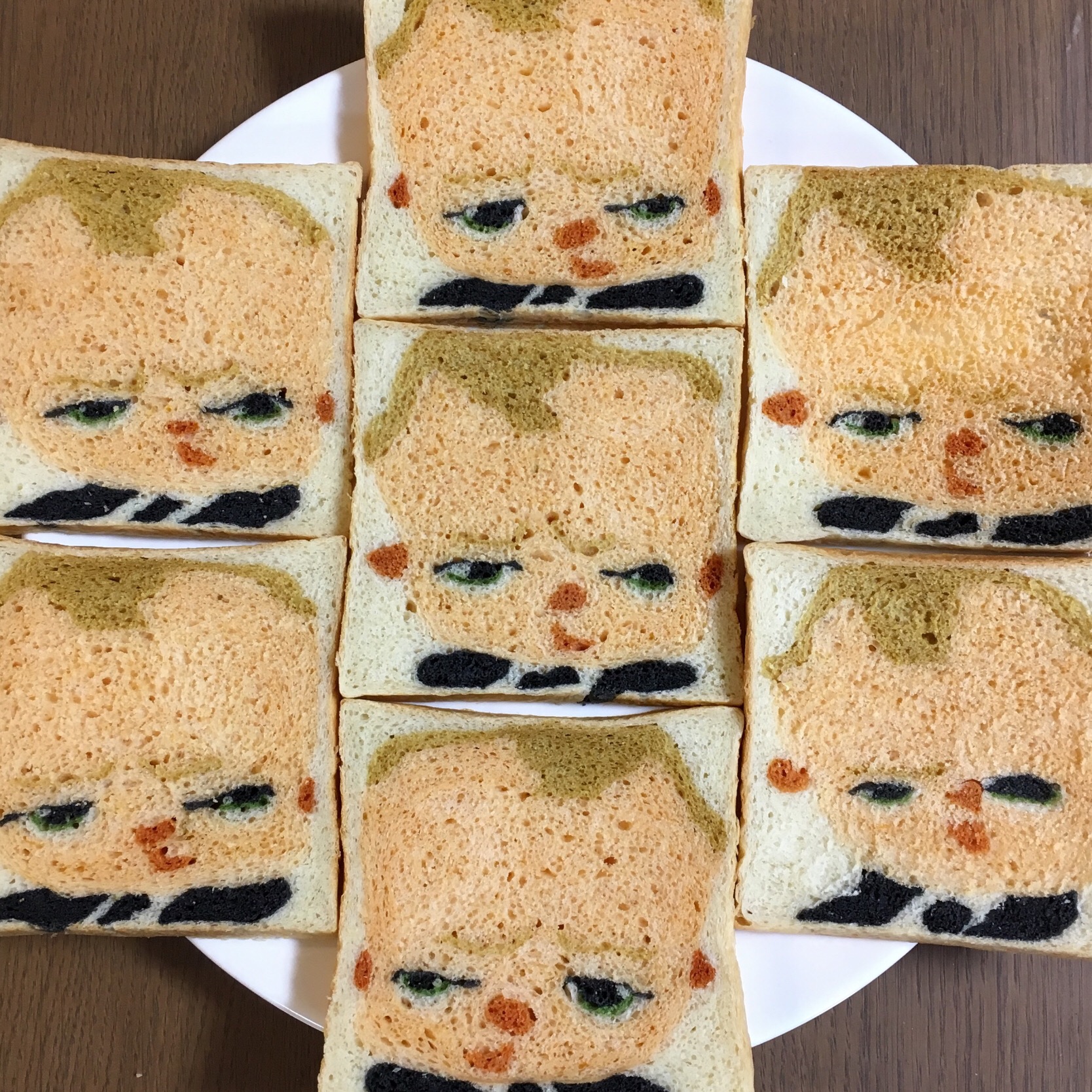 ボス ベビーのイラストパン アートぱん 食パン イラストパン 手作りパン パン おうちパン デコパン 角食パンボスベイビー ボスベビーbossbaby Izuyo Snapdish スナップディッシュ Id 0usd8a