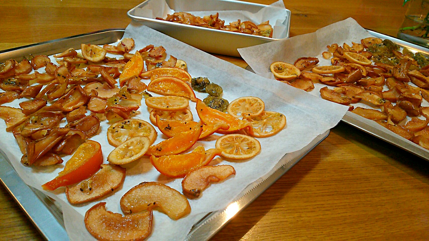 オーブンで手作り酵素のカス 酵実 ドライフルーツ ソフトドライ リンゴ オレンジ レモン キウイ Naomi Furuya Snapdish スナップディッシュ Id Pyocpa