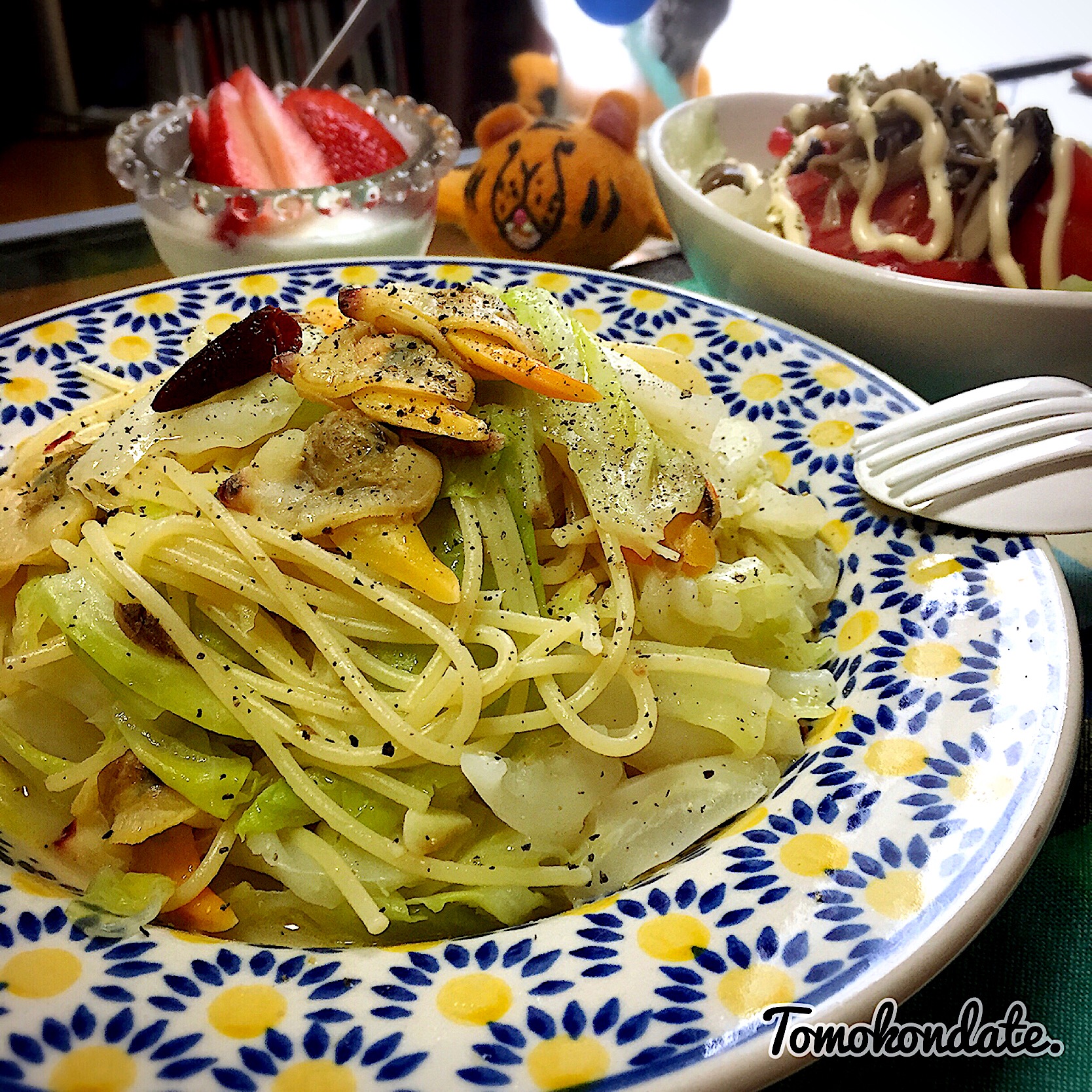 青柳貝 バカ貝 と春キャベツのパスタ ともこちゃん Snapdish スナップディッシュ Id Z8uxfa