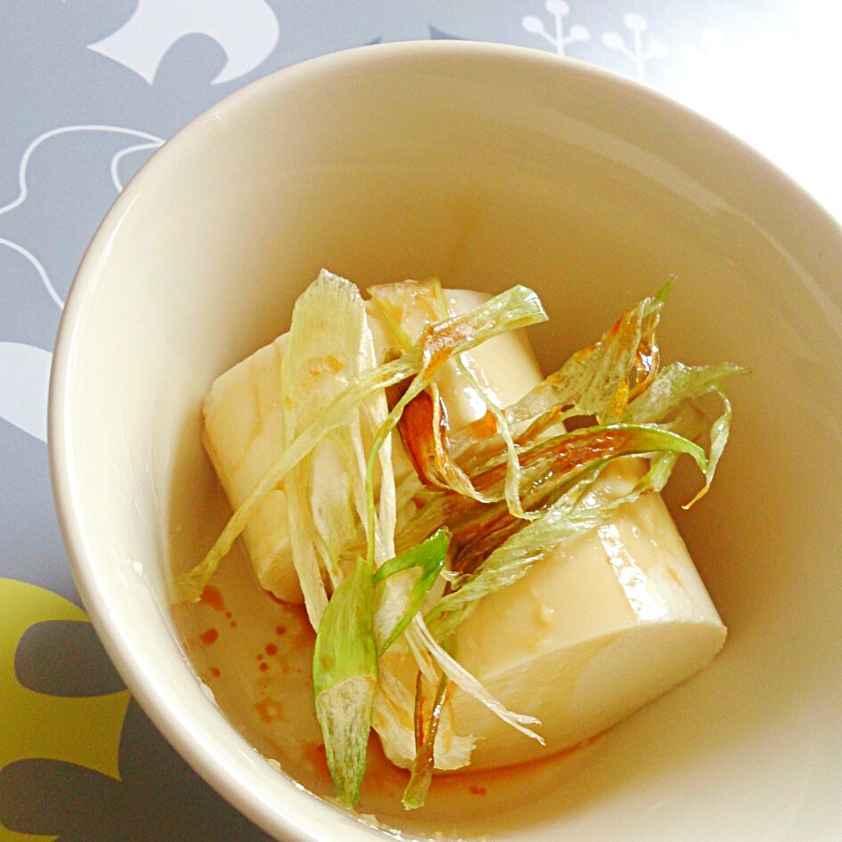葱オイル豆腐の絹和え Mi Neneco Snapdish スナップディッシュ Id Cpidca