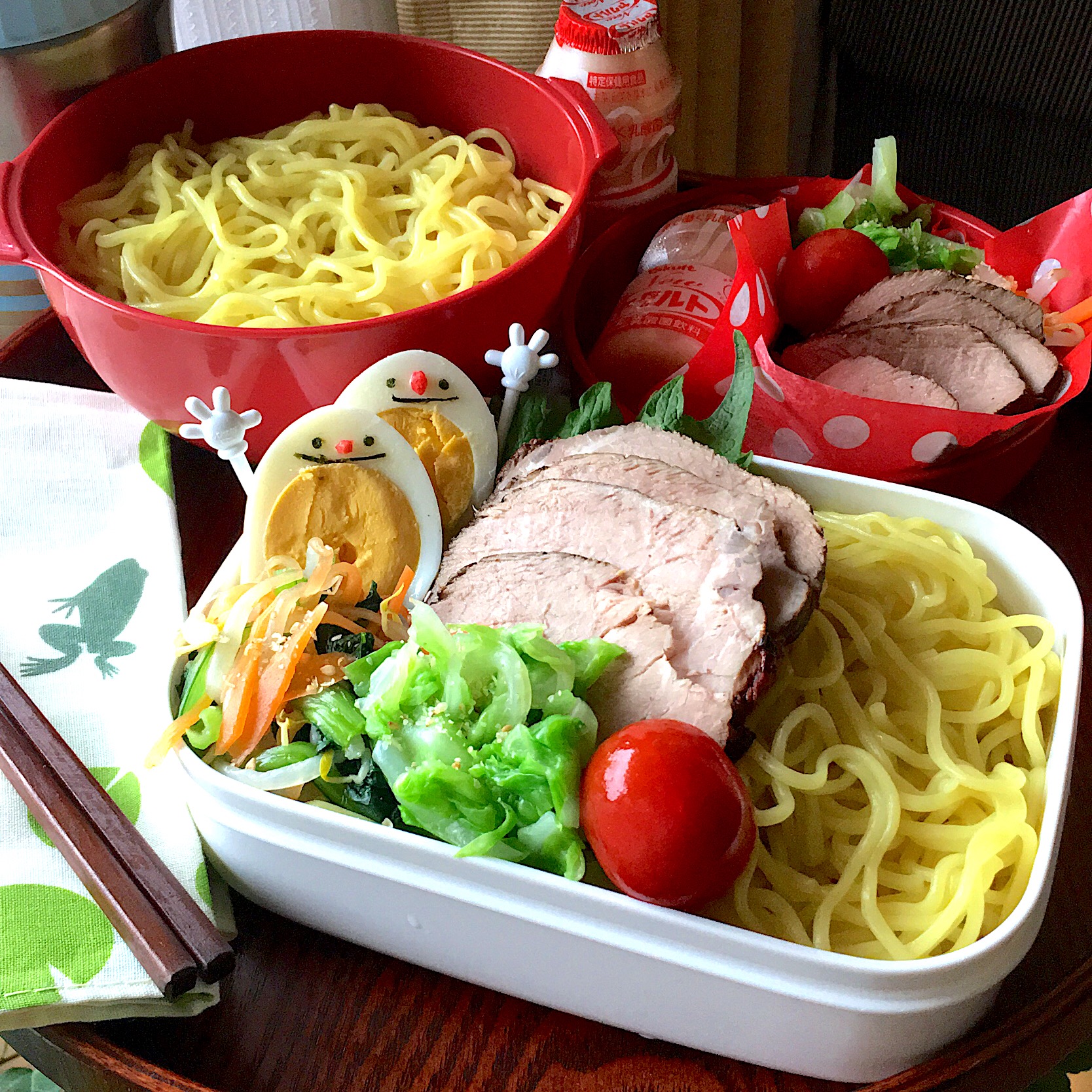 つけ麺弁当 dk弁当 塾弁当 高1男子弁当 つけ麺/てん | SnapDish[スナップディッシュ] (ID:1n9zia)