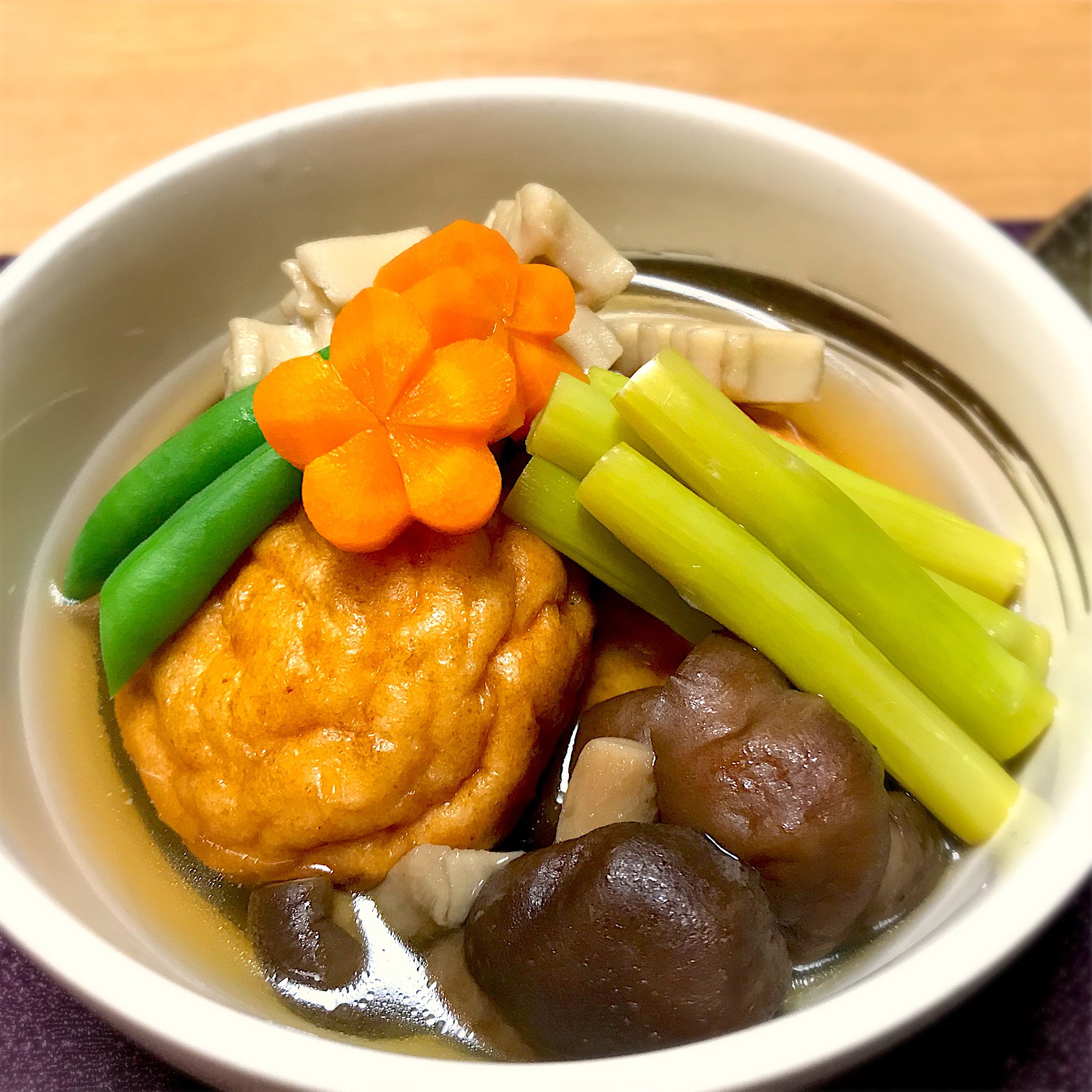 今日の晩御飯魚河岸あげ と生麩の煮物 しー Snapdish スナップディッシュ Id Kyrgoa