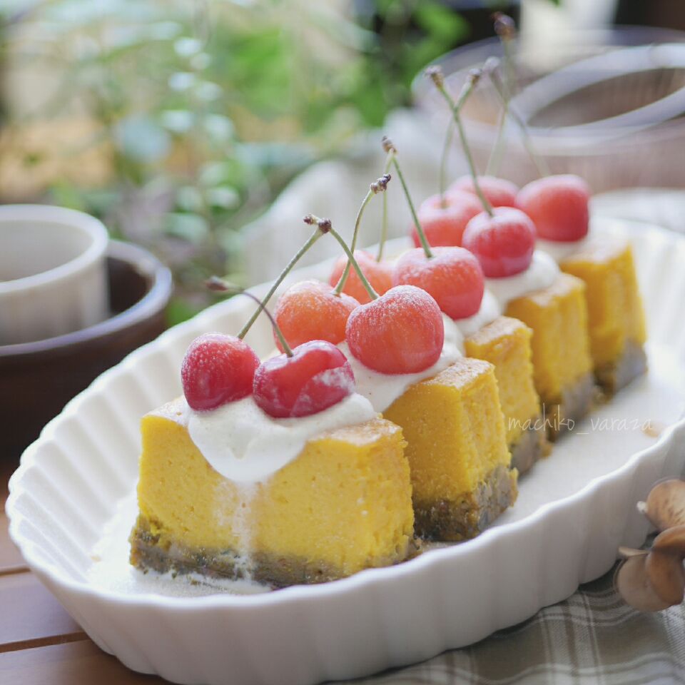 とろけるかぼちゃケーキ まちまちこ Snapdish スナップディッシュ Id C954fa