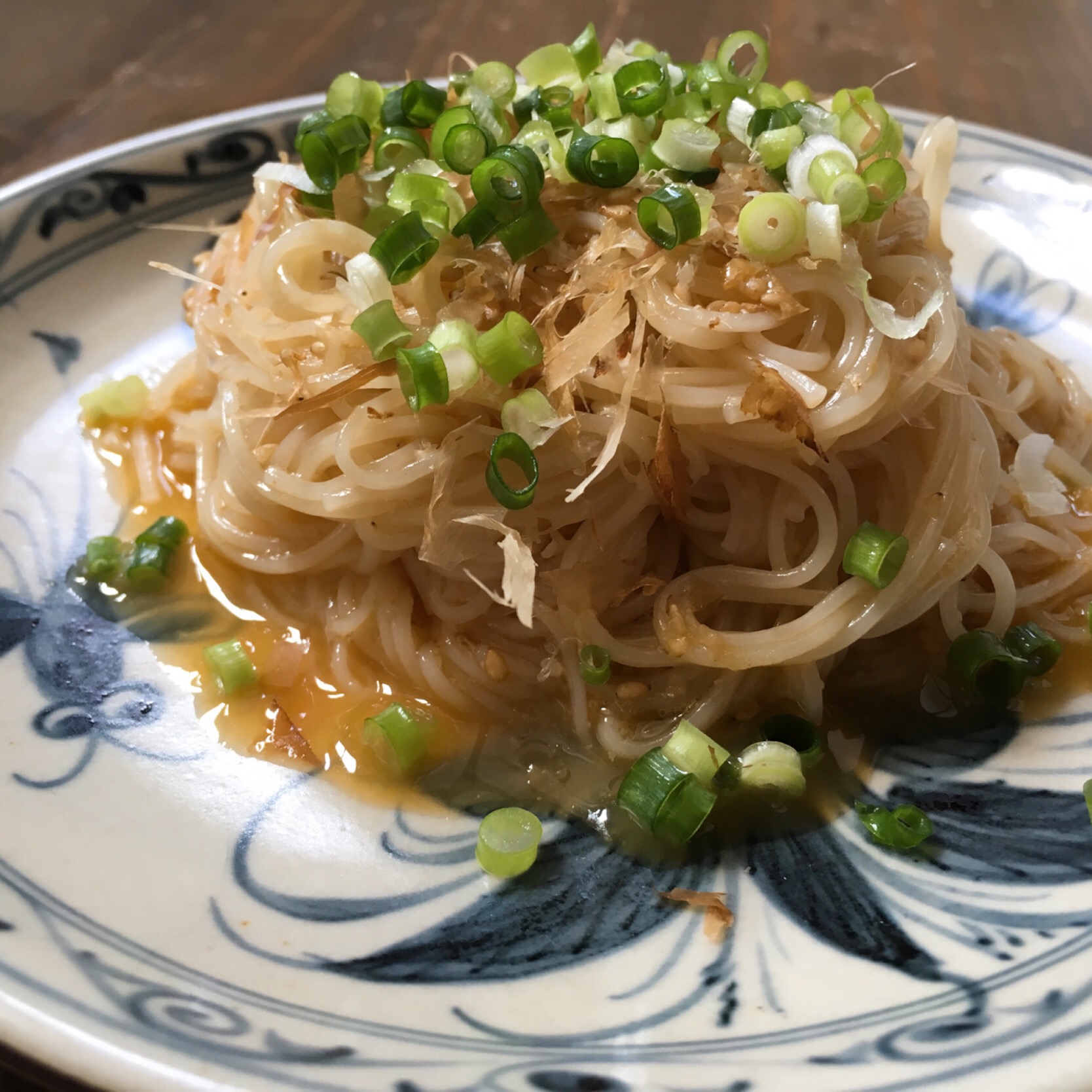 素麺で ネギおかかカルボナーラ 七海 Snapdish スナップディッシュ Id 4t0gya