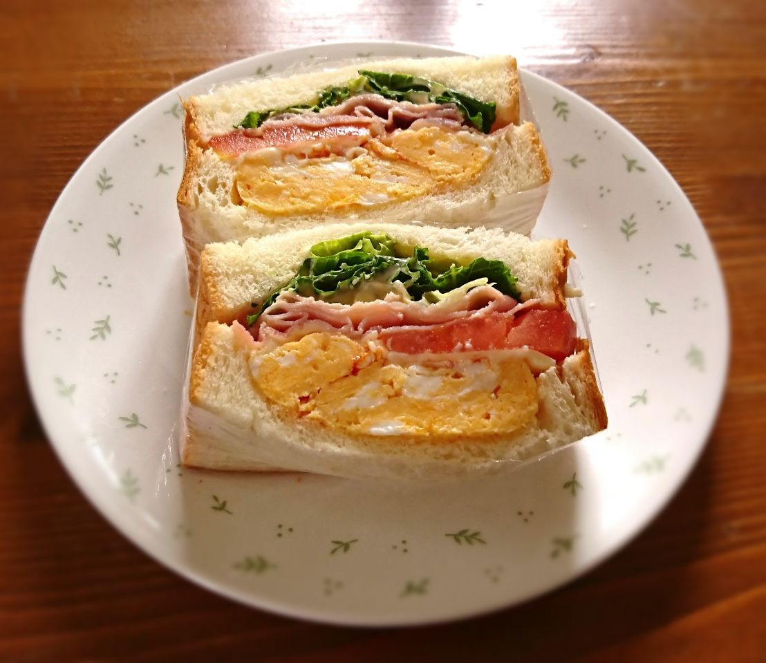 天然酵母パンで卵焼きトーストサンド Seri Chan Snapdish スナップディッシュ Id Otoa