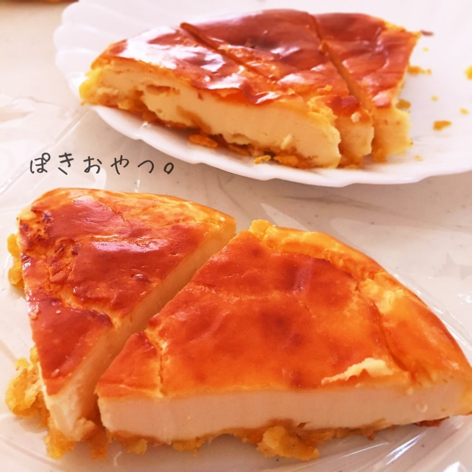 小麦粉 生クリームなしチーズケーキ ぽき Snapdish スナップディッシュ Id 1yalga