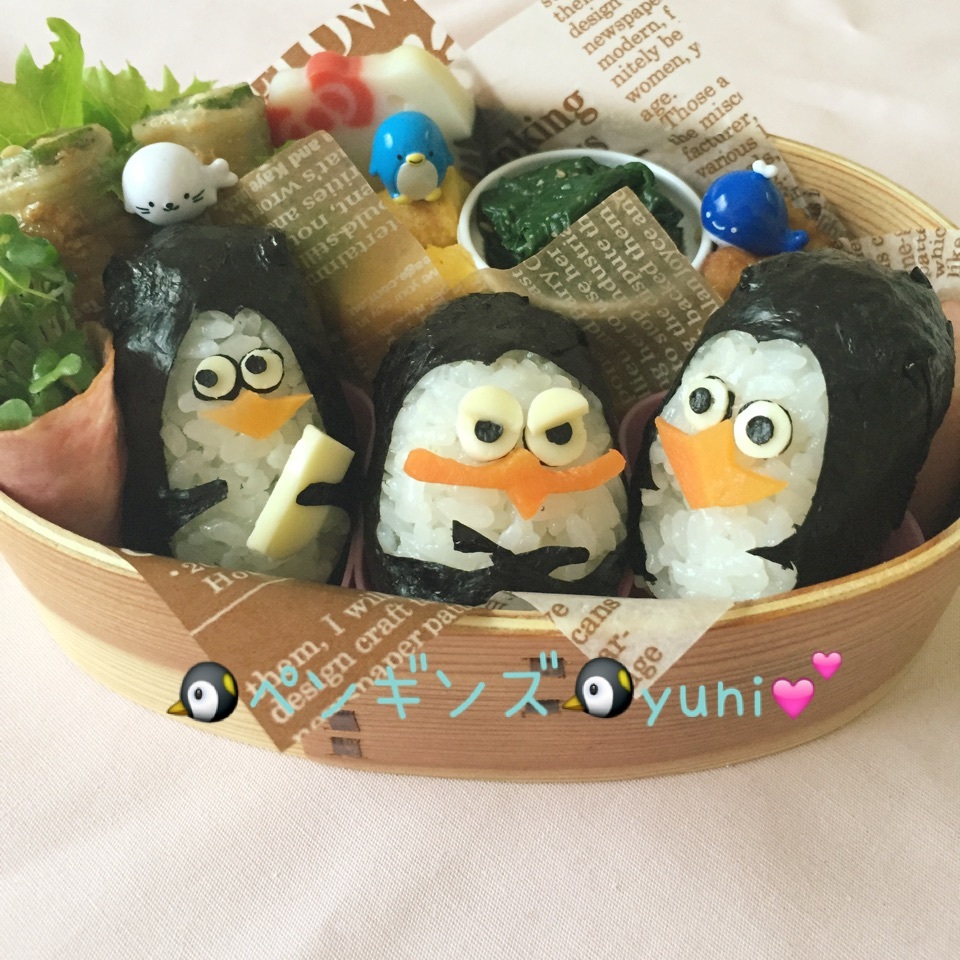 ペンギンズのお弁当キャラ弁 Yuni Snapdish スナップディッシュ Id Qmjdva