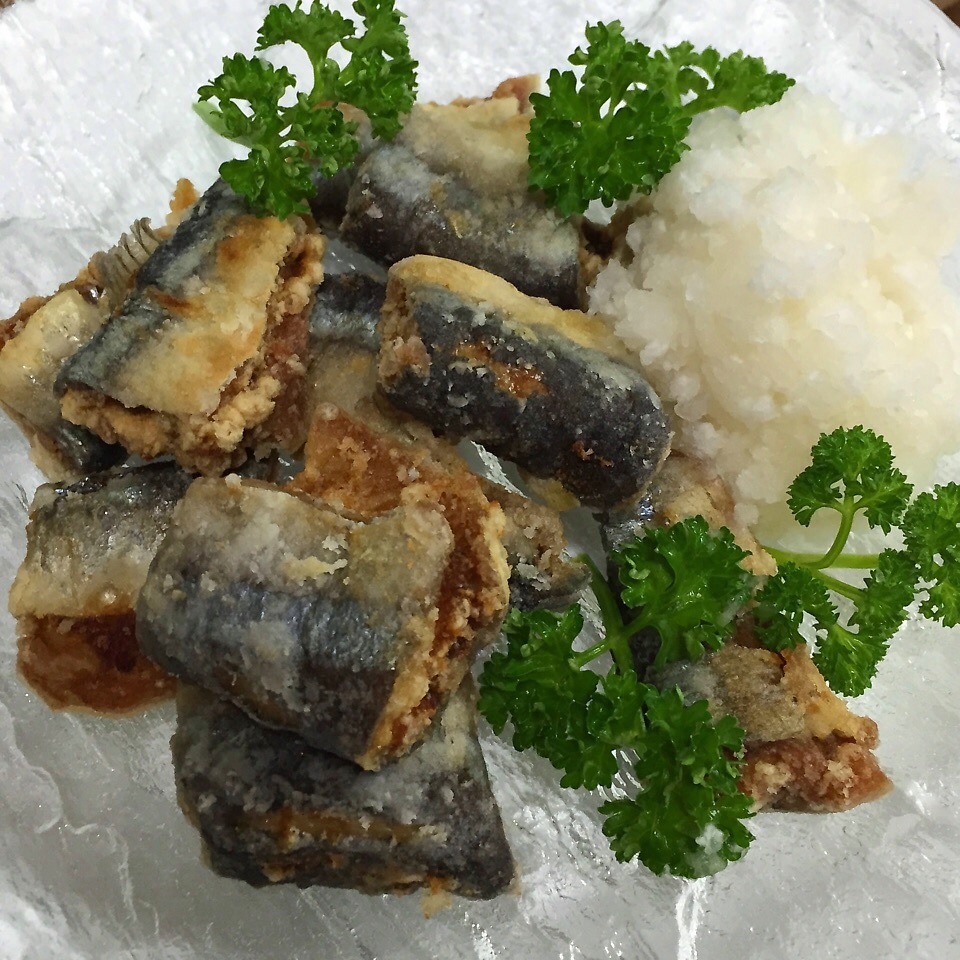 秋刀魚の竜田揚げ 骨せんべい かずぴょん Snapdish スナップディッシュ Id Mn8caa