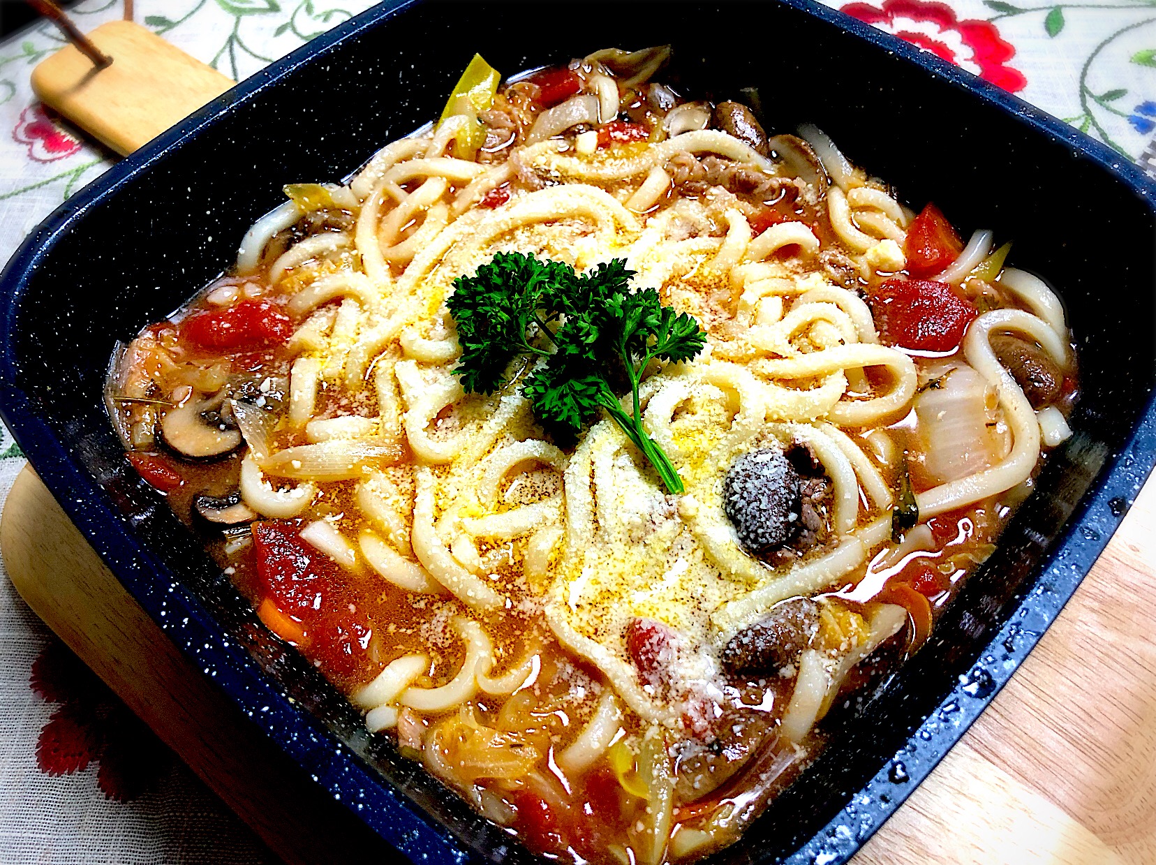 締めはうどん イタリアンすき焼き Boo Snapdish スナップディッシュ Id Llkhqa