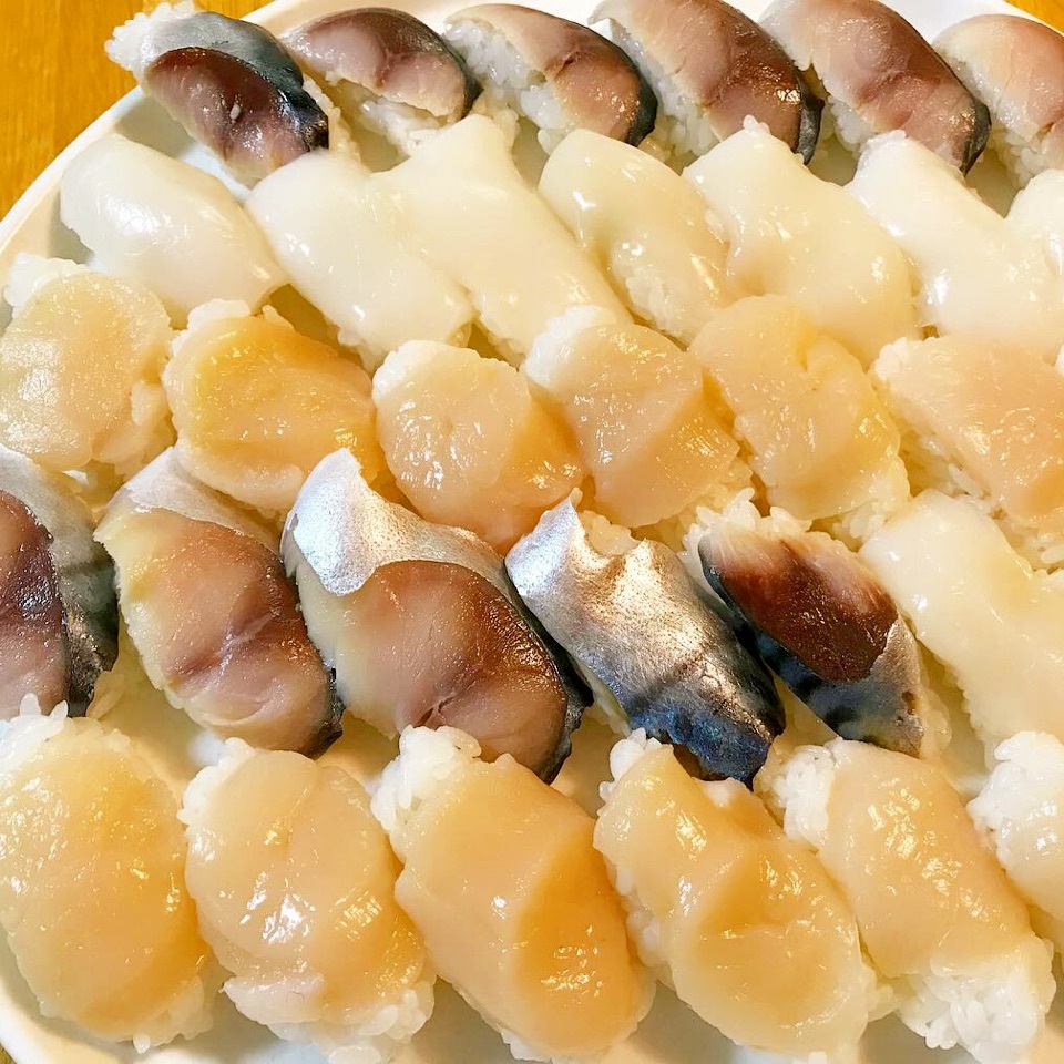 生寿司の晩ごはん🍣