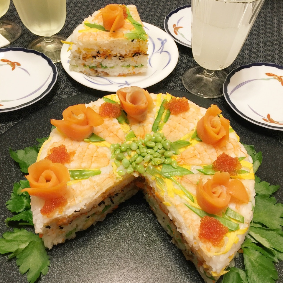 お寿司ケーキ 夫誕生日 らぴすらずり Snapdish スナップディッシュ Id Z0ieya